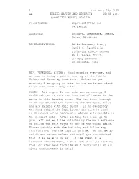 PS Committee Hearing Transcript for 02/26/2019