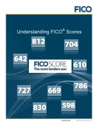 Understanding FICO Scores