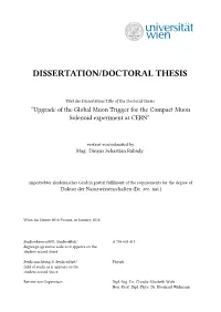 Upgrade of the Global Muon Trigger for the Compact Muon Solenoid Experiment at CERN”