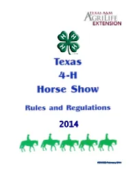 4-H Horse Program Objectives