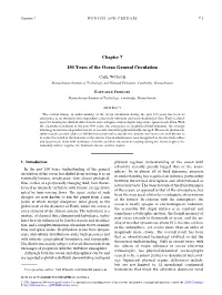 Chapter 7 100 Years of the Ocean General Circulation