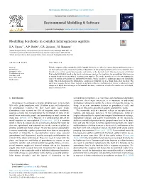 Modelling Boreholes in Complex Heterogeneous Aquifers T ∗ K.A