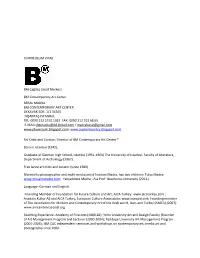 Curriculum Vitae
