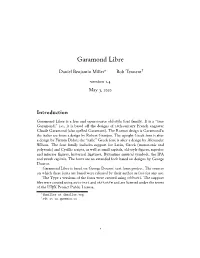 Garamond Libre