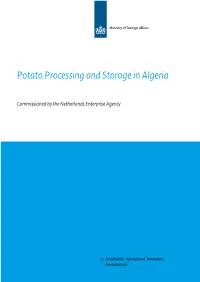 Potato Processing and Storage in Algeria