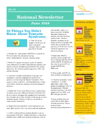 TC Newsletter – June Edition