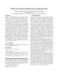 FPGA-Accelerated Samplesort for Large Data Sets