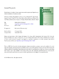 Identification of a Subset of Trace Amine-Associated Receptors and Ligands As Potential Modulators of Insulin Secretion