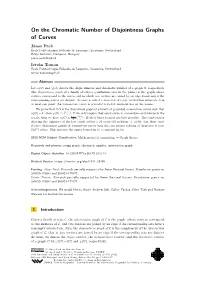 On the Chromatic Number of Disjointness Graphs of Curves