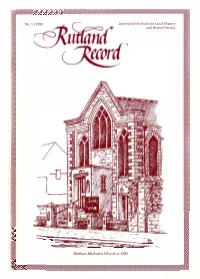 Rutland Record No. 13