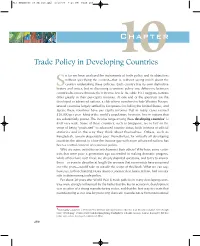 10Chapter Trade Policy in Developing Countries