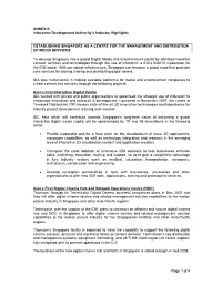 ANNEX B Infocomm Development Authority's Industry Highlights