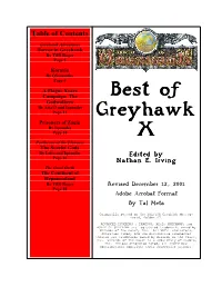 Best of Greyhawk X