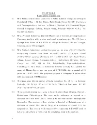 CHAPTER-1 Executive Summary