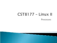 CST8207 – Linux O/Si