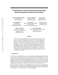 Predicting the Solar Potential of Rooftops Using Image