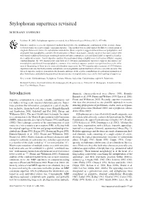 Stylophoran Supertrees Revisited