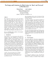 The Design and Evaluation of a Flick Gesture for 'Back'