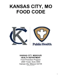 KC Food Code