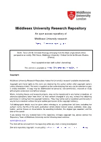 Middlesex University Research Repository an Open Access Repository Of