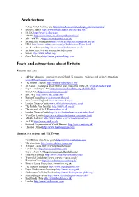 Architecture Facts and Attractions About Britain