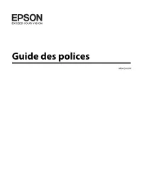 Guide Des Polices