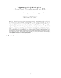 Modeling Adaptive Hypermedia with an Object-Oriented Approach and XML