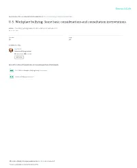 U.S. Workplace Bullying: Some Basic Considerations and Consultation Interventions