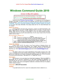 Windows Command Guide 2010