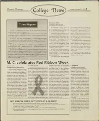 M. C. Celebrates Red Ribbon Week by Mr