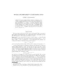 BOUNDS and DEFINABILITY in POLYNOMIAL RINGS Introduction the Main Theme of This Article Is the Existence of Bounds for Basic
