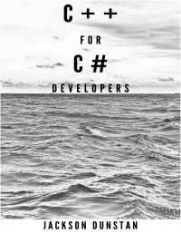 C++ for C# Developers