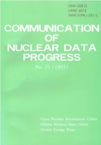Nuclear Data