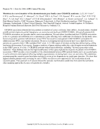 Program Nr: 1 from the 2004 ASHG Annual Meeting Mutations in A