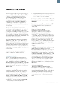 Remuneration Report