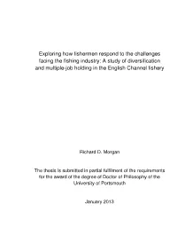 Exploring How Fishermen Respond to the Challenges Facing the Fishing Industry: a Study of Diversification and Multiple-Job Holding in the English Channel Fishery
