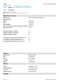 Home &gt;&gt; Registration Registration Summary Address Officers Emblems