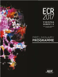 Preliminary Programme