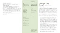 Technique Class: Bring Back the Stew