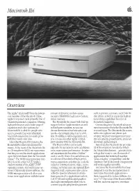 Macintosh Ilsi Overview