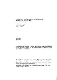 Weak Convergence of Probability Measures Revisited