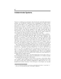 5 Indeterminate Systems