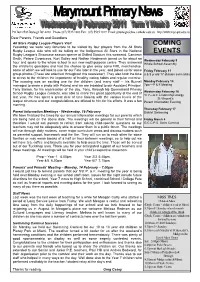Coming Events