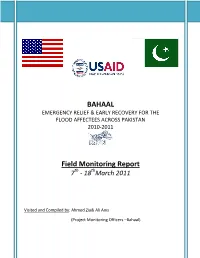 Field Monitoring Report 4