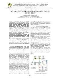5 Application of Phasor Measurement Unit in Smart Grid.Pdf