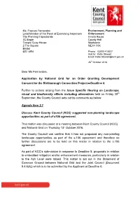 Dear Ms Fernandes, Application by National Grid for an Order Granting