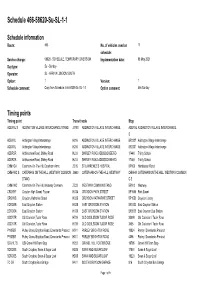 Standard Schedule 466-58620-Su-SL-1-1