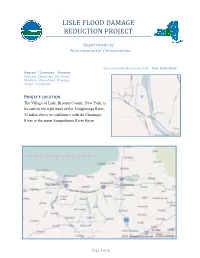 Lisle Flood Damage Reduction Project