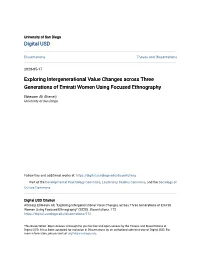 Exploring Intergenerational Value Changes Across Three Generations of Emirati Women Using Focused Ethnography