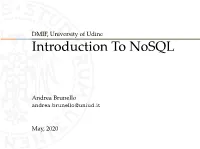 Introduction to Nosql